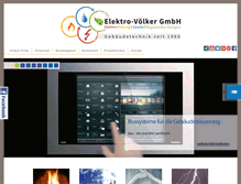Tablet Screenshot of elektro-voelker.de